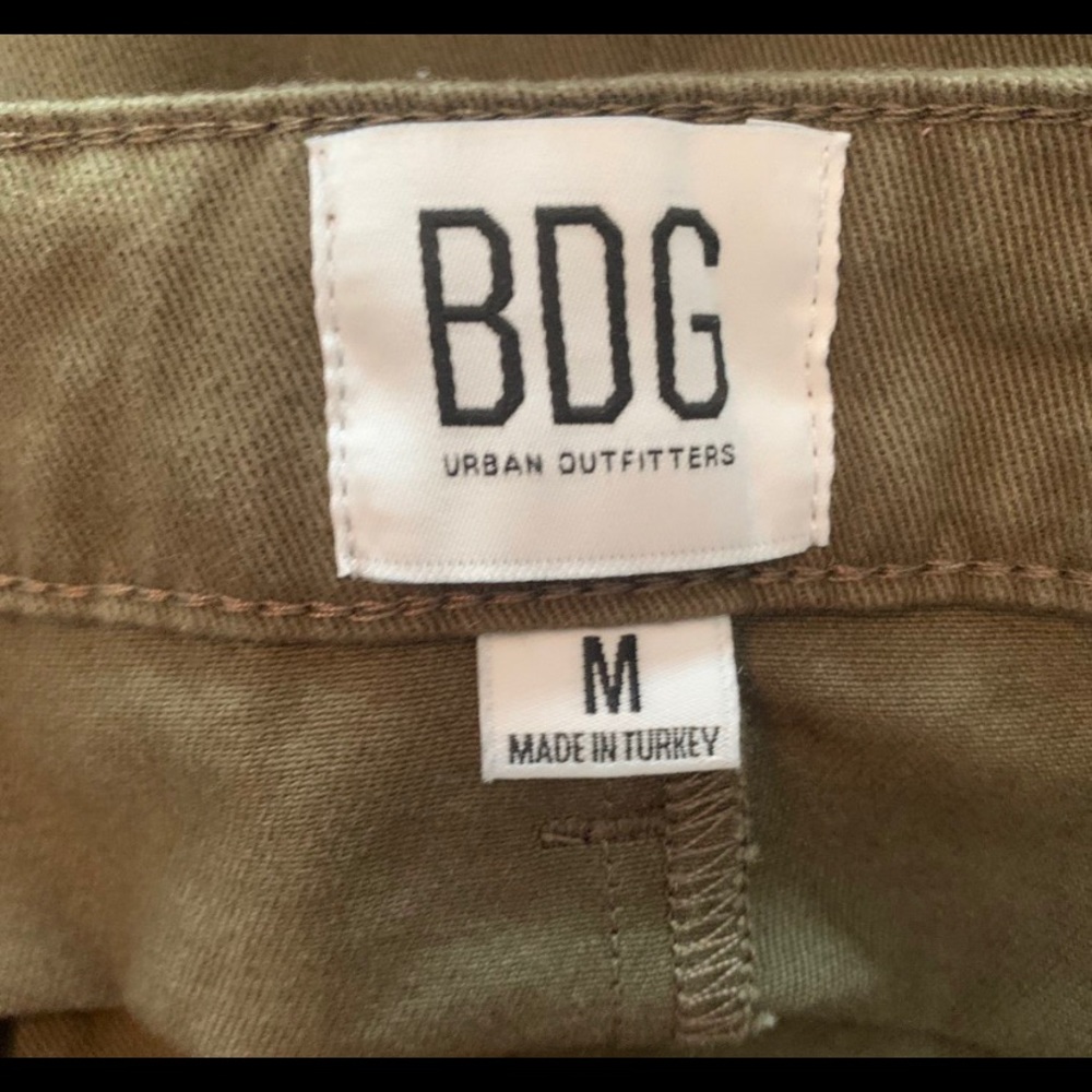Army green skirt